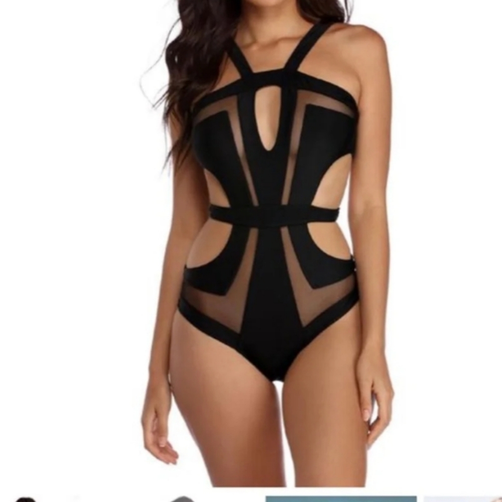 Mesh swimsuit